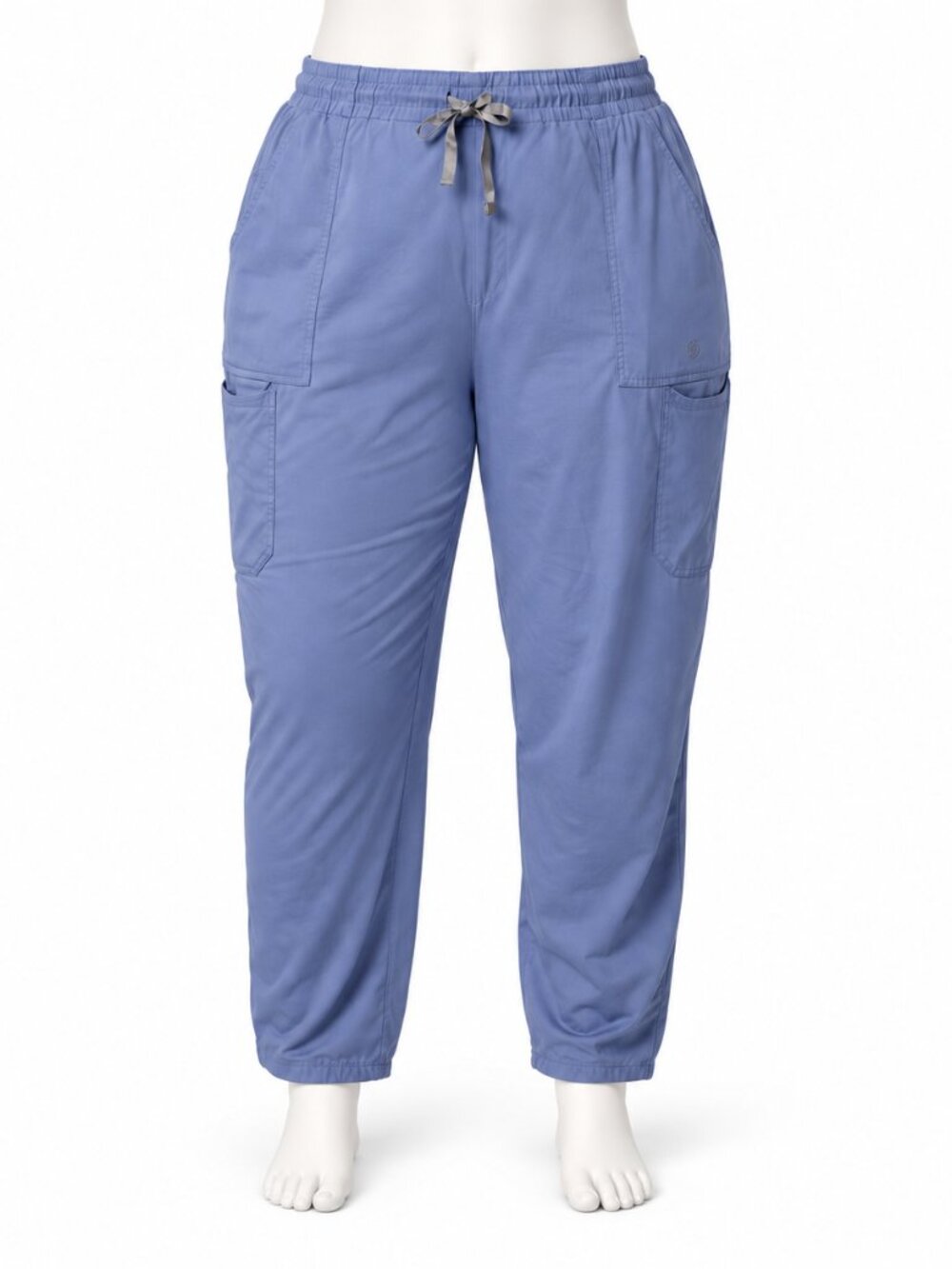 WonderWink Pro True Plus Fit Scrub Pants Womens Size 3XL Blue Medical Nurse